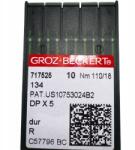 Groz-Beckert Tűk Láncszemes Varrógéphez 135x5 DPx5 110/14 R 10DB (135x5 DPx5 110/14 R)