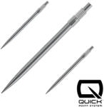 Unicorn Darts fémhegy Harrows Quick Point ezüst, 35mm