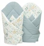 Ankras Bébi Tölcsér Pamut Kétoldalas Mintás! (KRÓLIK I SOWA Rożek 80/80 DWUSTRONNY)