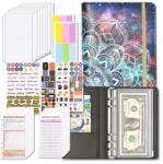  Notesz Pénzügyi Tervező Jegyzettömb A6 Gyűrűs Mappa Költségvetés Szervező Készlet (Notes Zeszyt Planer Finansowy)