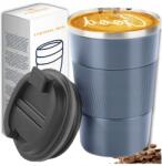 Tressari Nagy méretű termosz bögre, rozsdamentes acél, 510 ml, kávéhoz, teához, szivárgásmentes Tressari