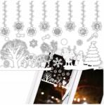  Karácsonyi matrica Ablak Karácsony fehér dekoráció kép (Świąteczna Naklejka na Okno Boże Narodzenie)