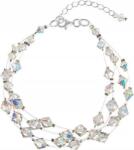 Lovrin Ezüst karkötő 925 Swarovski kristályokkal, divatos, elegáns, 19 cm (Lovrin 59530)