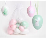 PD Húsvéti tojásdekoráció műanyag akasztóval 12 db/zsák (67890)
