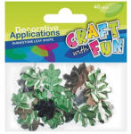 PD Kreatív CF dekor kristály levél forma 40 db/csomag (327067)