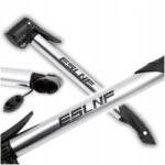 Ercole Mini kézi kerékpár pumpa kicsi Ezüst univerzális presta schrader szelephez (Pompka rowerowa ręczna presta schrader)