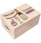 Creative Deco Gravírozott doboz ajándék születésnapra, névnapra, évfordulóra, emlékbe 30x20 (JANCDSD130CUSTOMBIRTHDAYBOTTLEFBM)