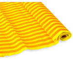 Jolly Krepp-papír Jolly 50x200 cm 28g/m2 sárga narancs csíkos (135646)