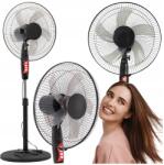 Lewer Álló Ventilátor Padlóra Állítható Szabályozás Oscilláció Csendes Tornádó (Wentylator Tornado 50W PRO MOCNY 5 ŁOPATEK)