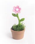 PD Kreatív dekoráció rózsaszín virág cserépben (469093)