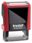 Trodat Bélyegzőház Trodat 4910 4.0 piros, fekete párnával (53146)