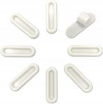  Öntapadós tolóajtó- és ablakfogantyúk 8 db Fehér (B0CH88BJ4R)