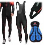 Ercole Kerékpáros Nadrág Gél Betéttel M Méret Férfi Kerékpáros Bélelt, Melegített (Spodnie na rower na szelkach zimowe R11-R-M)