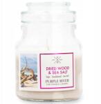 Purple River Szójaviasz illatgyertya Fa Tengeri Só 113g (4260725363705)