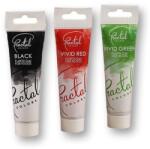 Fractal Colors Fractal Ételfesték Gél Szett - Fekete, Piros és Zöld Dekorációhoz