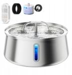  Rozsdamentes Acél Macska Itatókút 4L Kisállat Kutya Vízadagoló Tál (MK-SD-4L-DG)