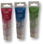 Fractal Colors Ételfesték gél szett - rózsaszín, égszínkék, zöld, 3 darab