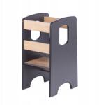 Toma Konyhai segítő 1 éves kortól állítható magasság 30 kg-ig (Pomocnik Kuchenny To-Ma Grafit/Dąb)