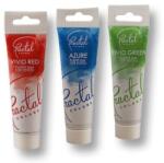 Fractal Colors Ételfesték gél készlet - piros, égszínkék, zöld, 3 darab