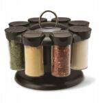 Kamille Fűszertartó Forgó Állvány 8 Fűszertartó Üveggel Kamille (KM7050)