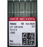 Groz-Beckert Tűk Varrógépekhez Groz Beckert Renderkához Éles UY128GAS 60/8R (UY128GAS 60/8R)