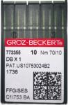 Groz-Beckert Tűk Láncszemes Varrógéphez 16x231 DBx1 1738, 70/10 Ses 10DB (16x231 DBx1 1738, 70/10SES)