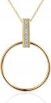Lovrin Arany nyaklánc 585 Kis Kör Diamanttal 1, 56g divatos női modell neki (Lovrin 59551)