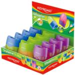 Keyroad Hegyező 2 lyukú tartályos 12 db/display Keyroad Mellow vegyes színek (38407)
