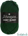 Scheepjes Chunky Monkey 1009 Pine - sötét fenyőzöld akril fonal