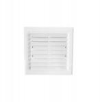 Maan Szellőzőrács, csavarozható, ferde, 14x14 cm, fehér (1439)