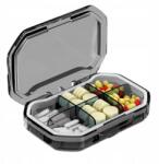 EdiBazzar Gyógyszertartály Tabletták Rendszerező Kazetta Elsősegély doboz Tok Rekeszek (Pojemnik NA LEKI TABLETKI Organizer Kasetka)