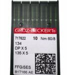 Groz-Beckert Tűk Láncszemes Gépekhez 135x5 DPx5 60/8 Ses 10DB (135x5 DPx5 60/8 SES)