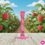 Millions Raspberry Tube - Málnás rágócukorka 55g