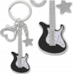 EdiBazzar Retro kulcstartó táskára, gitár, csillag, táska dísz (Brelok do kluczy torby Gitara zawieszka retro)