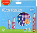 Keyroad Rostirón, filctoll készlet, 5 mm, 12 db/bliszter, Keyroad Jumbo, vegyes színek (KR972320) - iroda-ellatas