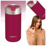 QUOKKA Boost Rozsdamentes Acél Termoszbögre Szűrővel, Maroon Színű, 400ML (8412497400768)