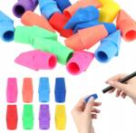  2 Az 1-BEN Színes Radír Ceruza Védőtok Hordozható Mini Vésett Radír (ERASER)