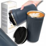 Tressari Nagy termobögre 510 ml Tressari rozsdamentes acél termosz kávéhoz teához, szivárgásmentes