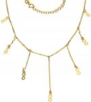 Lovrin Aranyozott ezüst nyaklánc 925 végtelen jel 3, 05g medállal, divatos minta (Lovrin 51744)