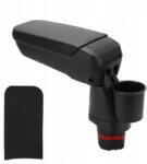  Középső Könyöklő Tárolórekesz Fedéllel, Pohártartóval, Bőr