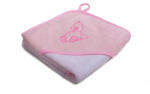 Vaganza Fürdőlepedő hímzett 80×80 - Rózsaszín-fehér/Kacsa (5999120521197)