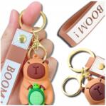 EdiBazzar Kulcstartó Táskához Karabinerrel Kapibara Medál Ajándékba (Brelok do kluczy plecaka torebki z Kapibarą)