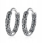  925-ös ezüst fülbevaló Gotikus, Rock, Punk, Boho stílusban (d114)