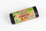 Mazzini Szemeteszsák újrahasznosított 110 liter 60 x 100 cm 30 mikron 10 db/tekercs Mazzini_fekete - suplix