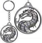 EdiBazzar Retro táska kulcstartó sárkány totem medállal, Kombat táska kulcstartó (Brelok do kluczy torby smok zawieszka retro)
