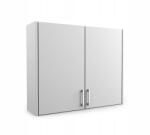  Függő Szekrény Fehér 2-AJTÓS Ovális 62/76/30 CM Fényes (ZUZIA_76_62X76X30-OLCH)