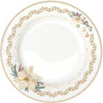 Easy Life Karácsonyi porcelán lapostányér 26, 5cm White Elegance