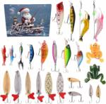  Adventi kalendárium karácsonyra 2025 Horgászcsali készlet 24 db (6977652562108)