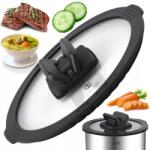 Berretti Szagszigetelő Fedő Berretti Comodo Üveg Légmentes Nagy 24CM Sláger (BR-0923)