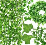 Lewer Műborostyán x 12 Darab Falra, Erkélyre, Girland, Műlevelek 25 M (Sztuczny bluszcz 25m balkon)